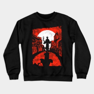 Demon On The Street - Cursed Japanese Demon Crewneck Sweatshirt